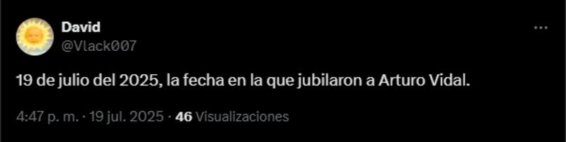 contra Arturo Vidal.