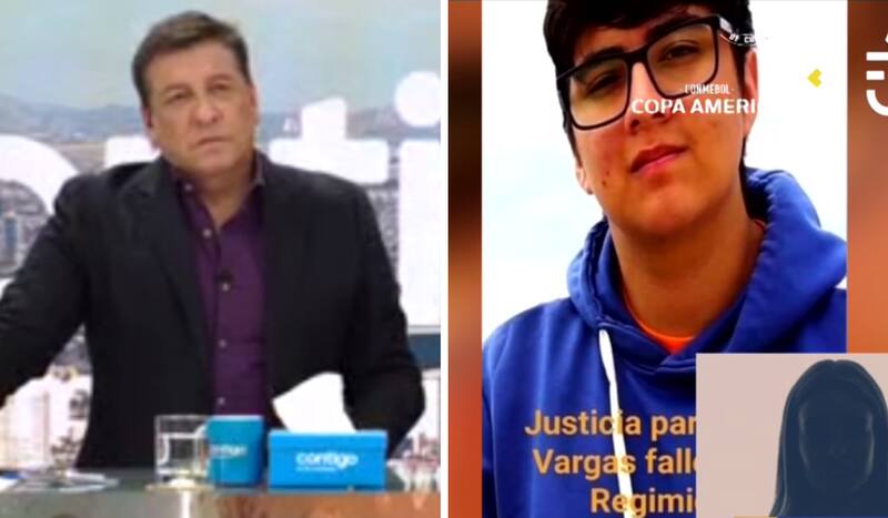 se quiebra en vivo ante crudo relato de madre de fallecido conscripto.