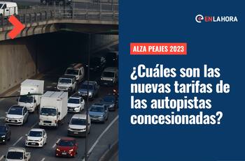 Alza del peaje y TAG 2023: Conoce cuáles son las nuevas tarifas de las autopistas concesionadas en la RM