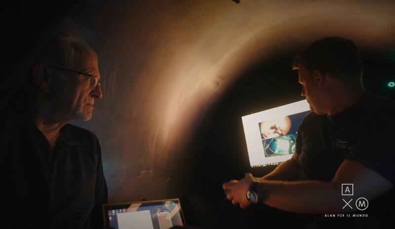 Alan Estrada intentó bajar en el 2021 pero pudo recién un año después. Créditos: Captura YouTube Alanxelmundo