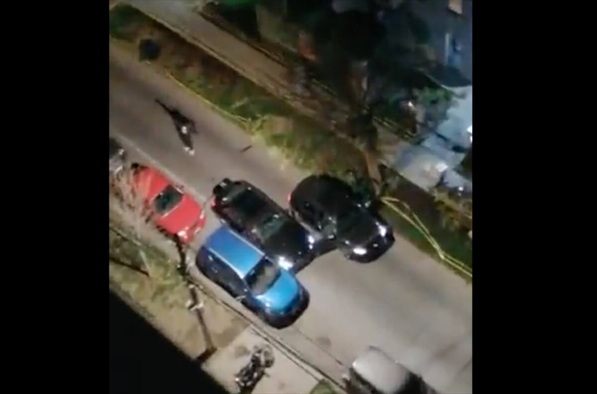 VIDEO | Detienen a sujetos por violento portonazo en San Miguel: portaban arma y drogas