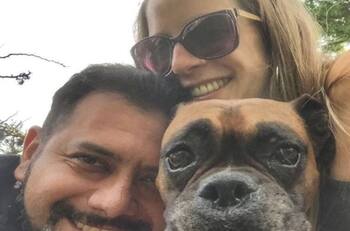 “Que suerte tuve de tenerlo”: Pedro Ruminot conmemora con tiernas fotos la partida de su perro, Santino