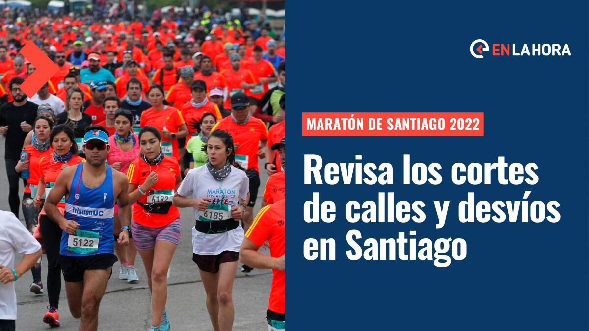 Maratón de Santiago 2022: ¿Qué calles están cortadas y cuáles son los desvíos hoy domingo 8 de mayo?