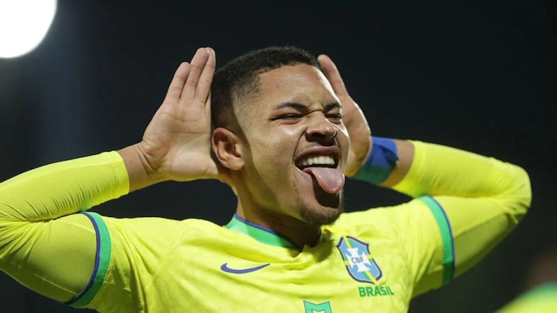 Vitor Roque está a nada de firmar con el FC Barcelona. (Twitter)