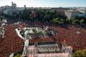 VIDEO | El tremendo ambiente que recibió a España campeón de la Eurocopa