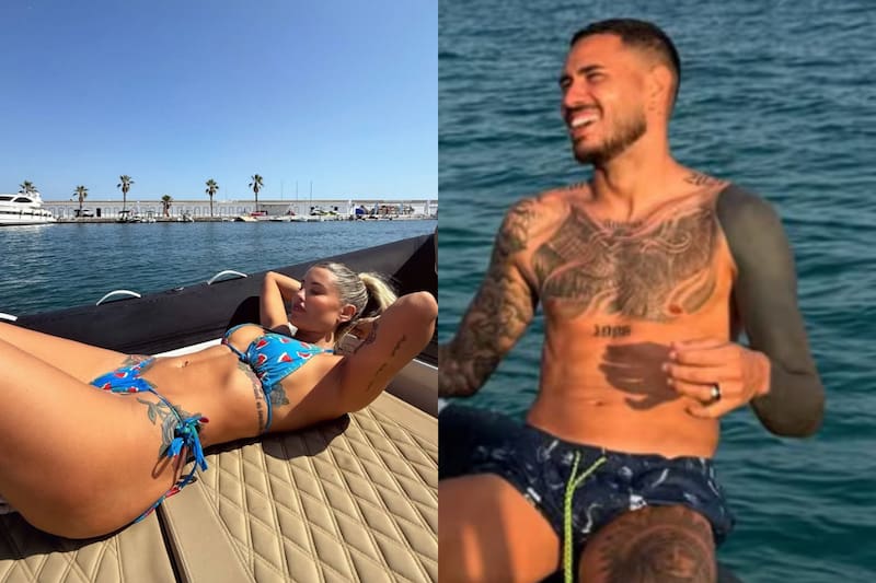 La modelo habría compartido el mismo lugar que el futbolista.