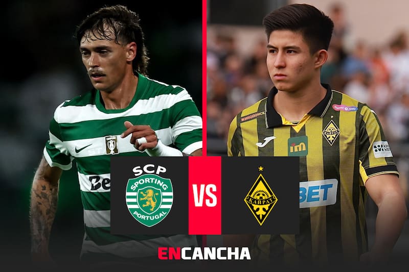 por la fecha 1 de la Champions League. Foto: RRSS Sporting Lisboa y Kairat.