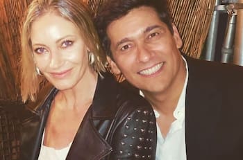 Rafael Araneda y Marcela Vacarezza mostraron el especial panorama que vivieron junto a sus hijos. Vicente y Benjamín