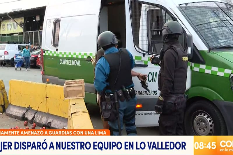 Camarógrafo del matinal de CHV fue herido a bala por una mujer en Lo Valledor