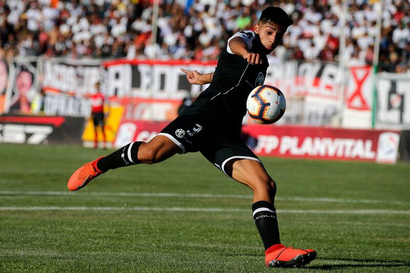 en su paso por Colo Colo durante la temporada 2019. Foto: Aton.