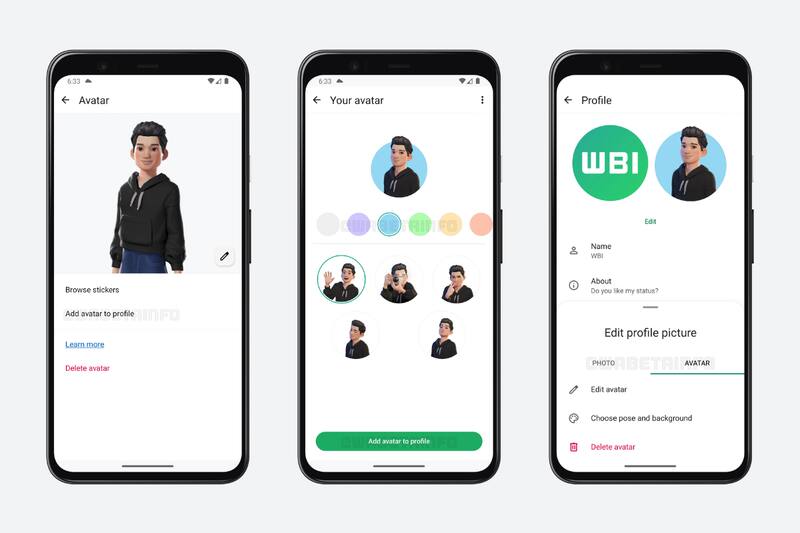 Es posible personalizar el avatar para añadirlo como perfil.