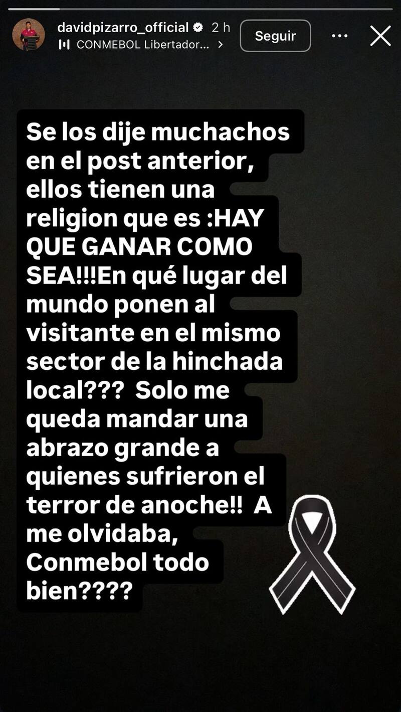 David Pizarro en Instagram.