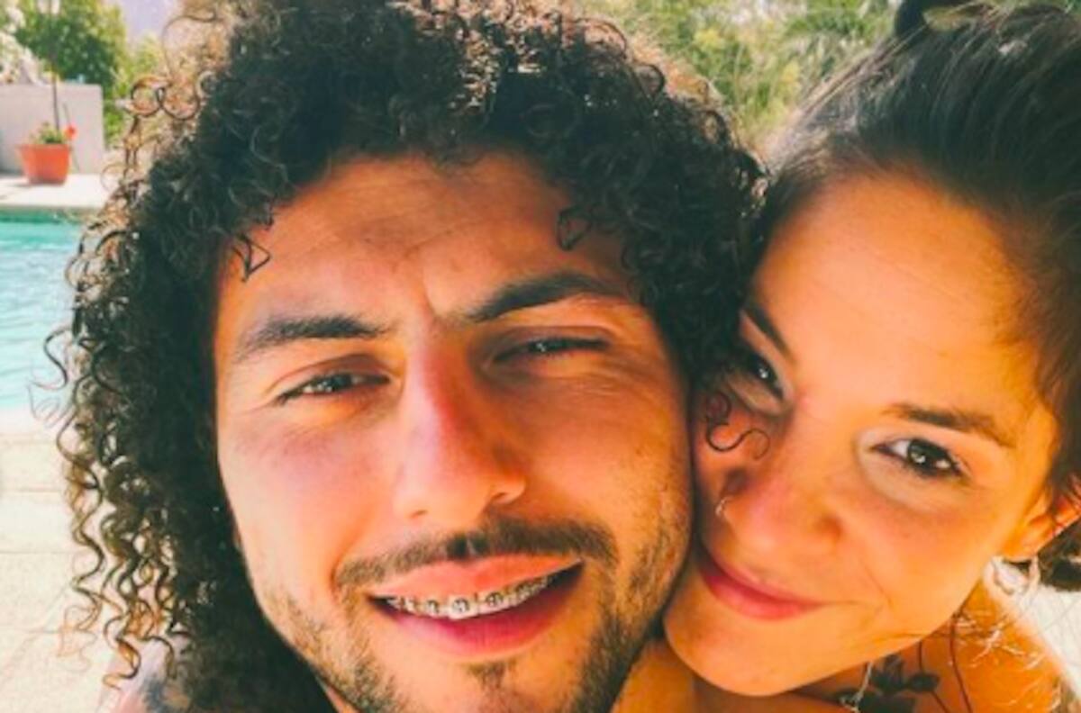 "Peluca" romántico: La tierna foto que compartió Maxi Falcón junto a su novia