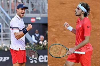 Nicolás Jarry vs Stéfanos Tsitsipás: día, hora y quién transmite por TV el Masters 1000 de Roma