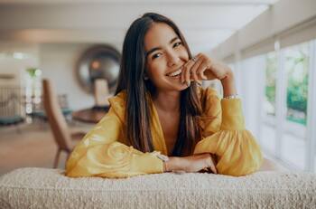 Sharon Fonseca, novia de Gianluca Vacchi, sorprende con cambio de look