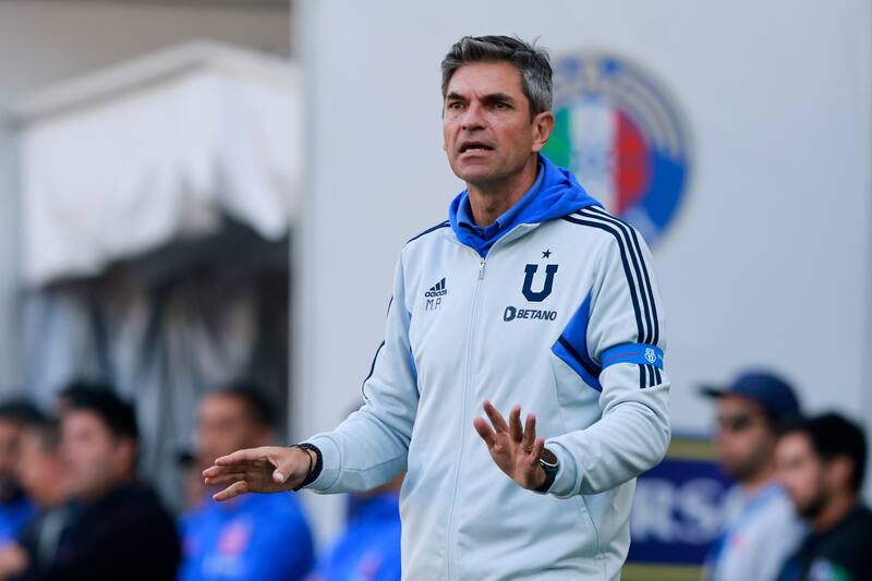 El entrenador de Universidad de Chile Mauricio Pellegrino