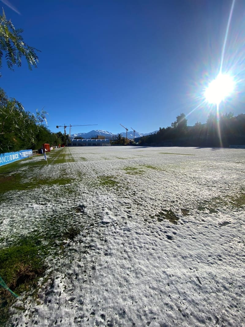 San Carlos de Apoquindo esta mañana.