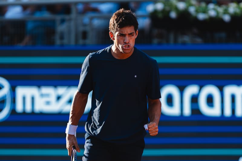Gago fue uno de los chilenos que cayó en el ranking esta semana. Foto: Felipe Escobedo / En Cancha