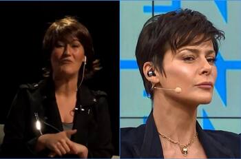 “Una animadora de matinal de verdad”: Belén Mora “imita” a Tonka Tomicic en “Políticamente Incorrecto”