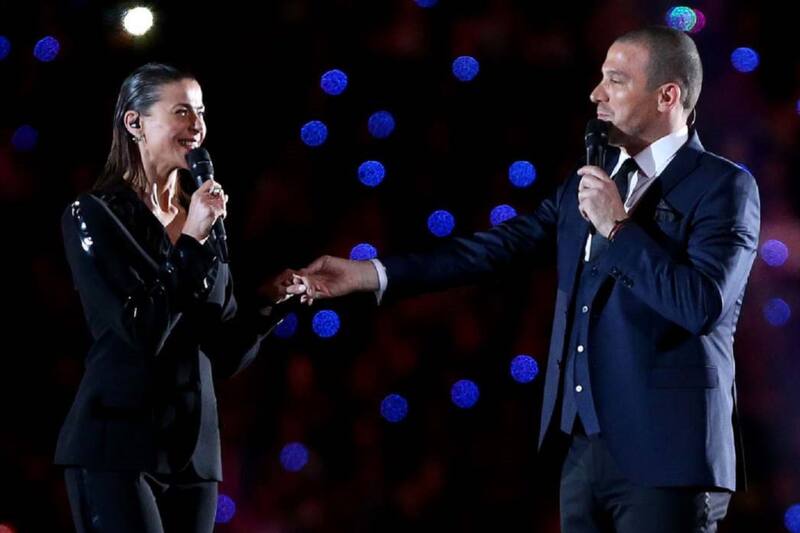 Tonka Tomicic y Julián Elfenbein juntos