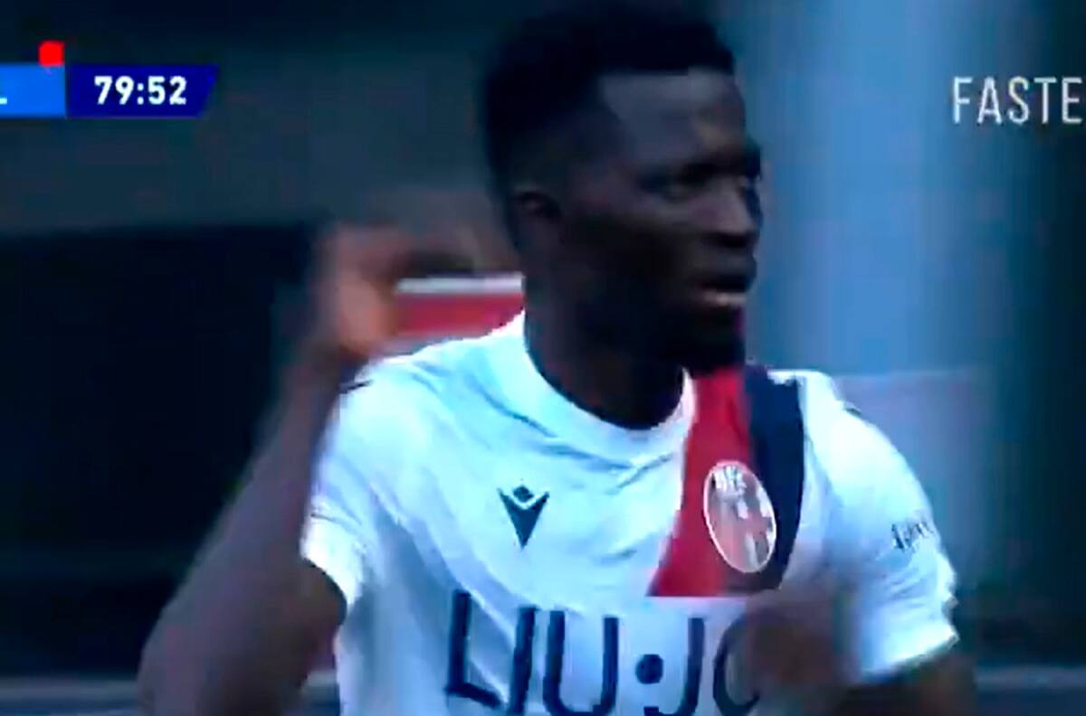 ¡Lo dieron vuelta! Musa Barrow puso la sorpresa y Bologna derrotó a Inter