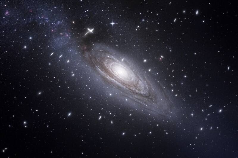 oxigeno en una galaxia lejana.