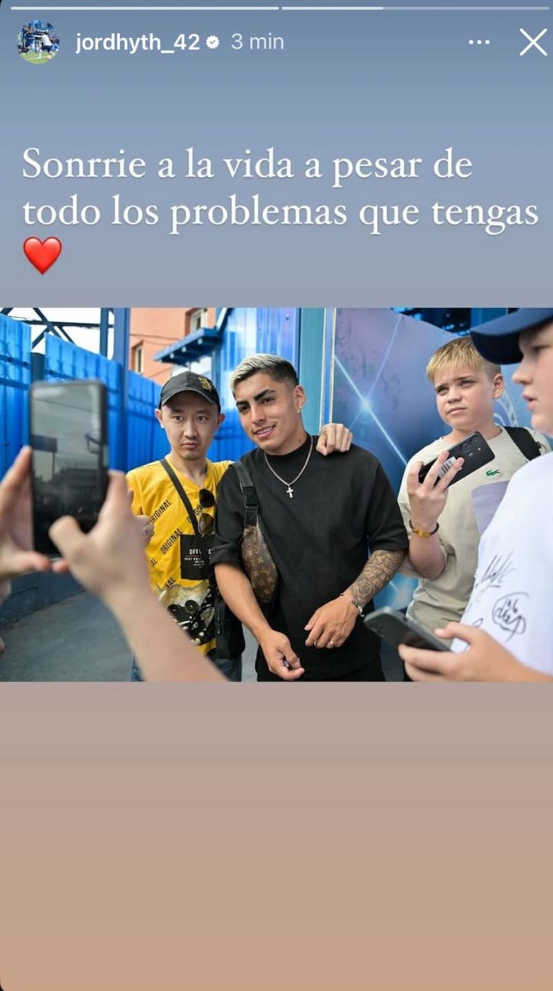 Jordhy Thompson subió un mensaje motivacional tras las graves acusaciones de su ex pareja.