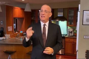 Tom Hanks reapareció como animador invitado de Saturday Night Live