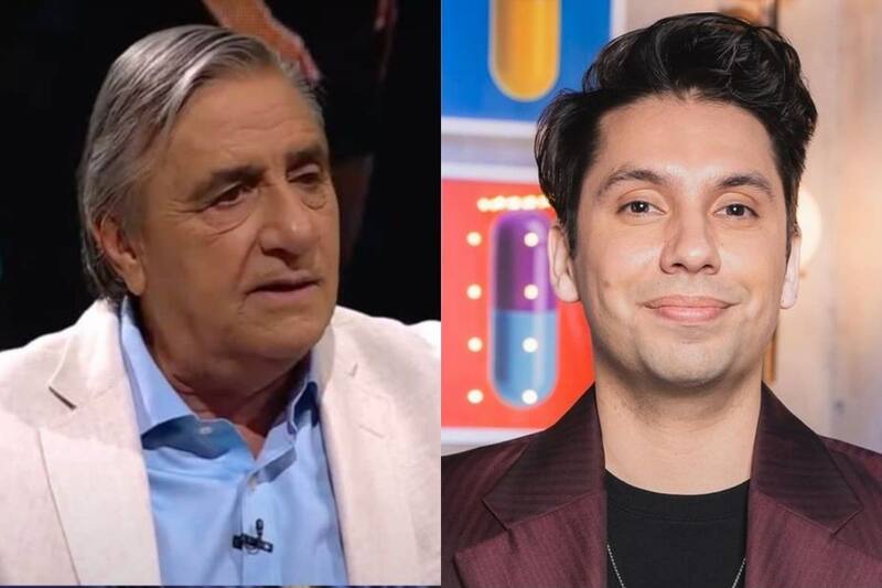 El animador calificó de fome al comediante.