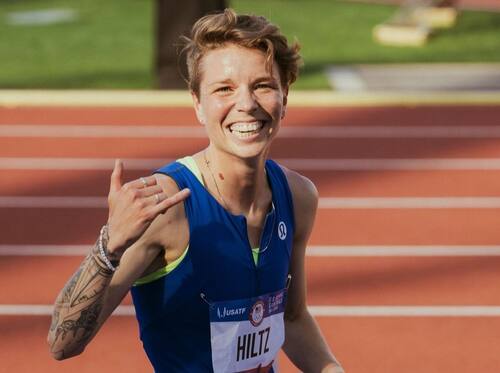 La norteamericana es candidata al oro en Paris 2024. Créditos: @nikkihiltz.