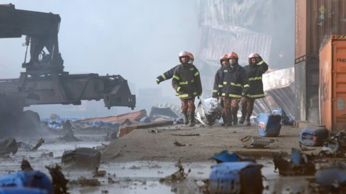 VIDEO | Explosión en centro de contenedores dejó al menos 49 muertos y un sinnúmero de heridos