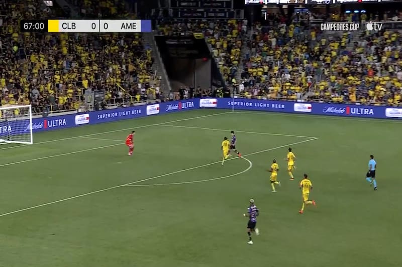 abrió la cuenta para el América en la final de la Leagues Cup.