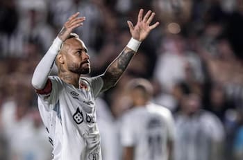 Neymar no puede: completará un mes sin jugar en el Santos