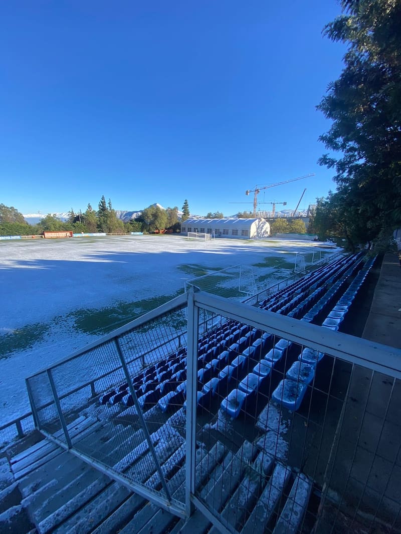 San Carlos de Apoquindo esta mañana.