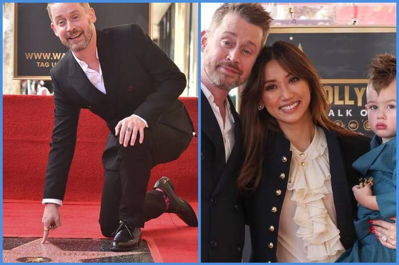 Macaulay Culkin en el Paseo de la Fama.