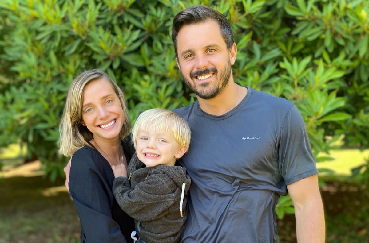 “Ya habla más italiano que yo”: Emilia Daiber relató las aventuras de su hijo Baltazar durante su viaje a Italia