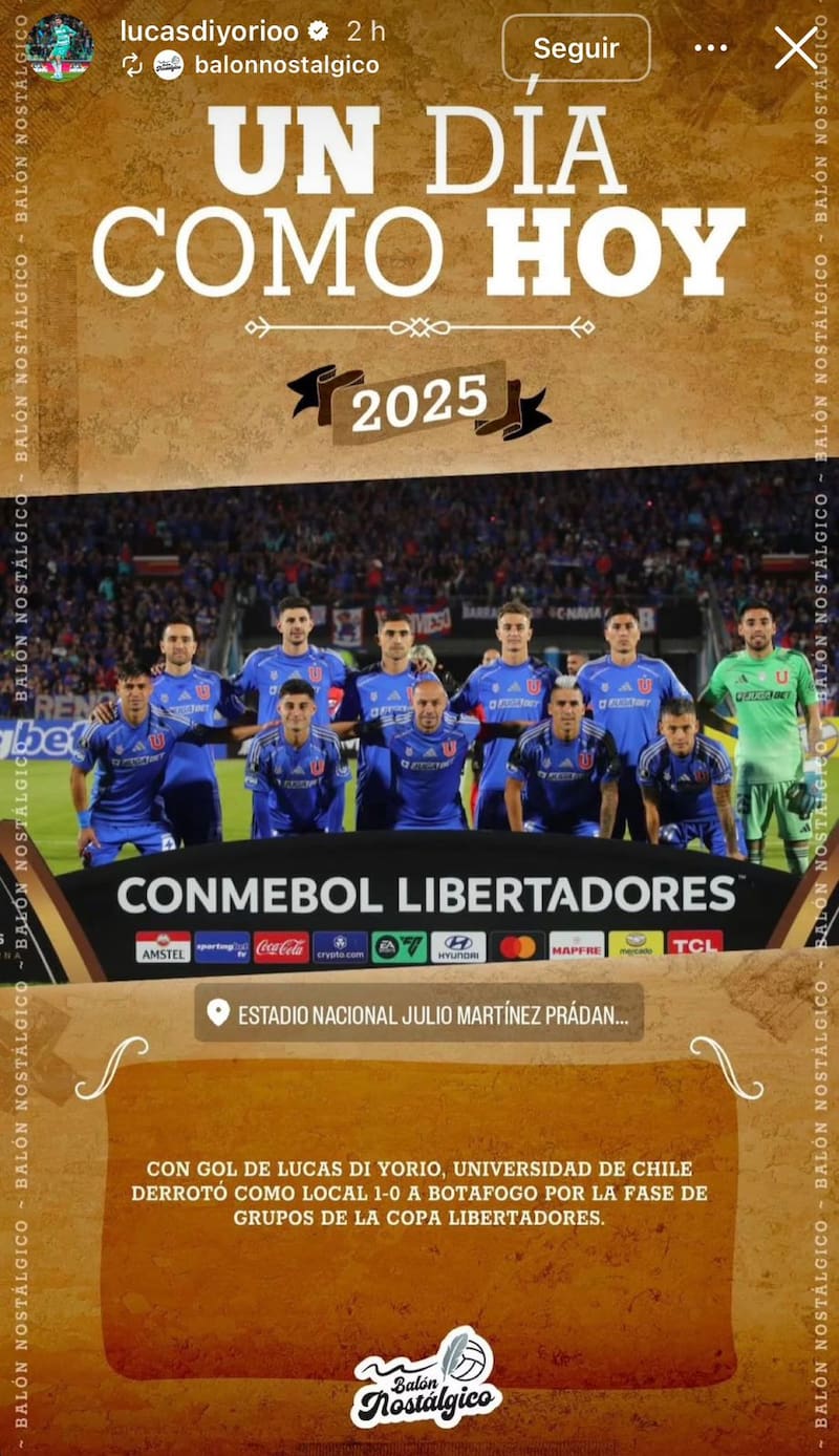 El delantero recordó su paso por la U.