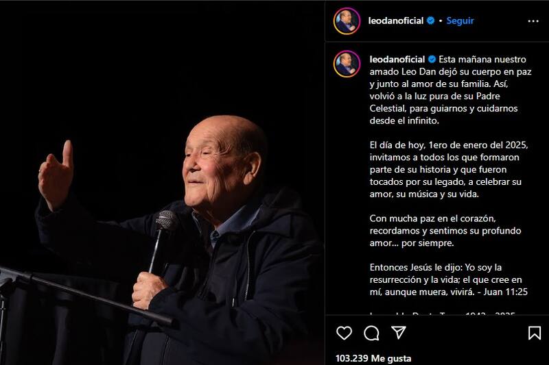 fue anunciada a través de un comunicado por redes sociales.