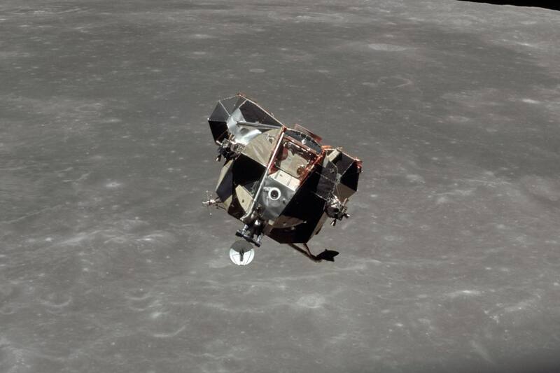 La aeronave llevó por primera vez al hombre a la Luna en 1969.