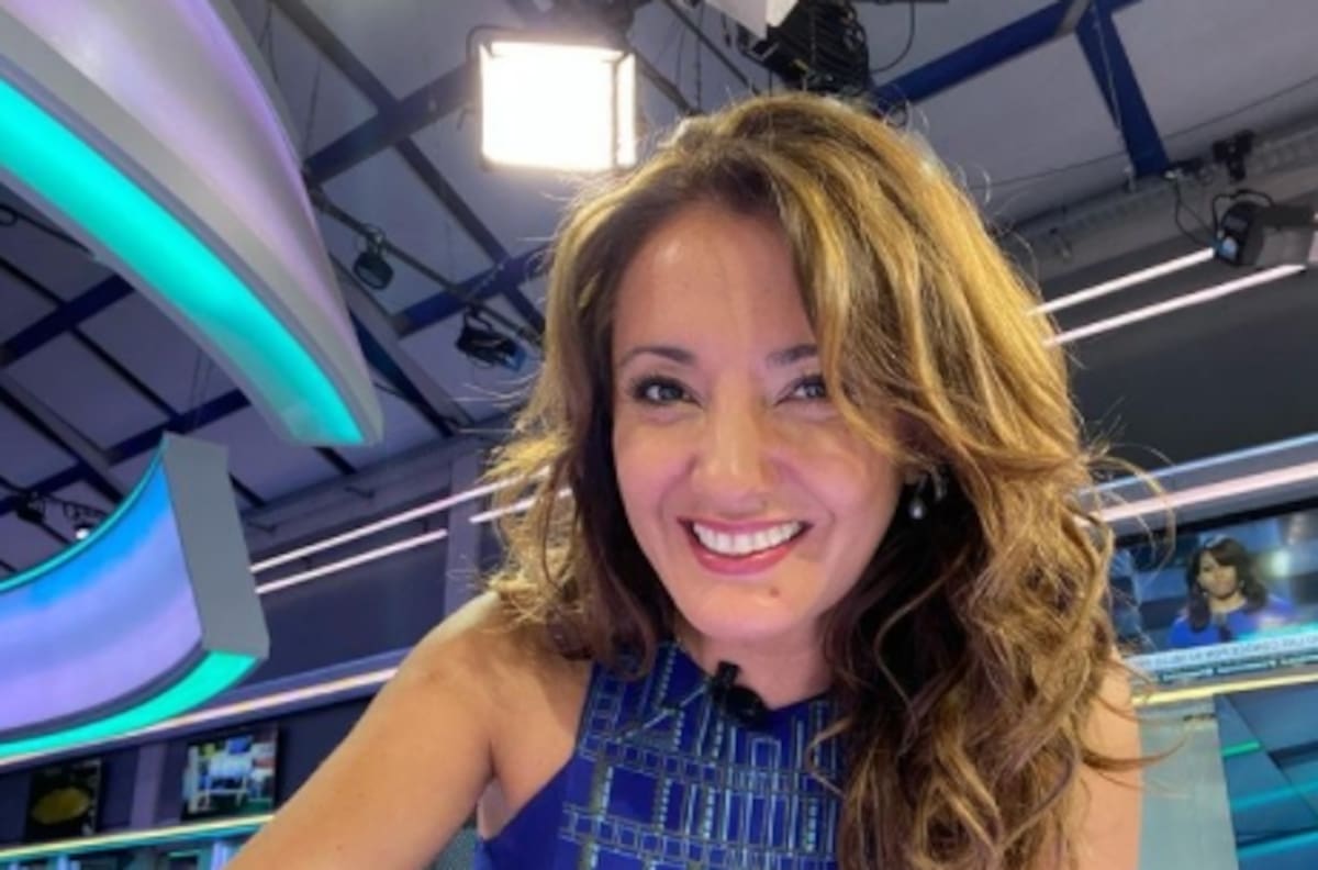 Hasta con el rostro de José Luis Repenning: Priscilla Vargas "lució" distintos diseños de vestidos en "Meganoticias"