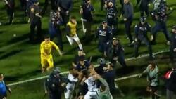 VIDEO | A los combos y patadas: la tremenda batalla campal en partido por el título