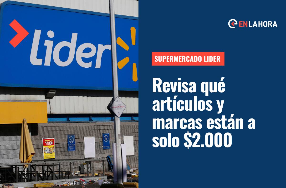 Ofertas en Supermercado Lider: Estos son los artículos y marcas que están a solo $2.000