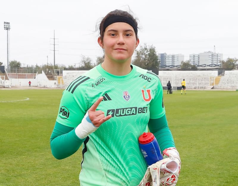 , arquera de Universidad de Chile. Foto: Maxi Cardenas