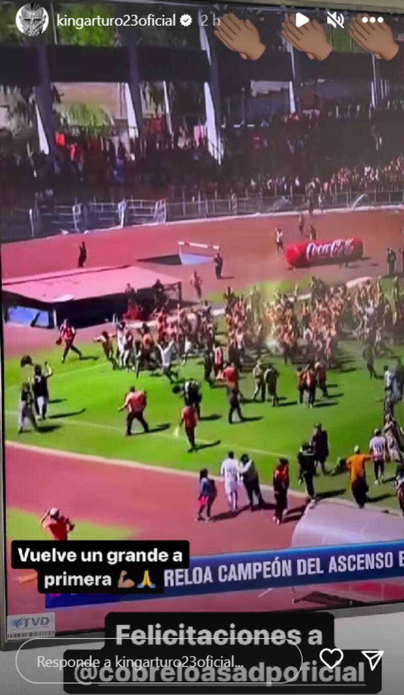 El mensaje de Arturo Vidal en sus historias de Instagram