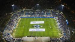 FOTOS | El irreconocible frontis del estadio San Carlos de Apoquindo en pleno proceso de remodelación
