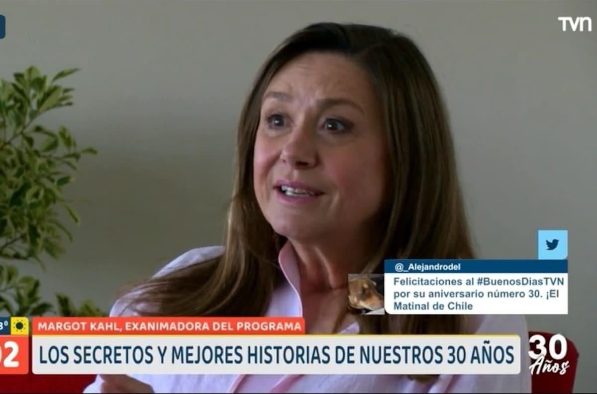 "Casi me congelo": Margot Kahl reaparece en televisión en el aniversario de los 30 años del "Buenos Días a Todos"