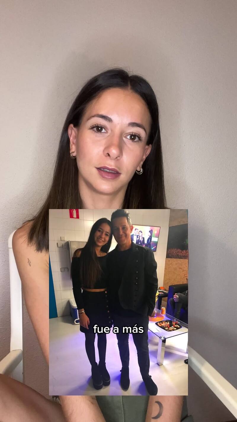 La infleuncer denunció a Alejandro Sanz.