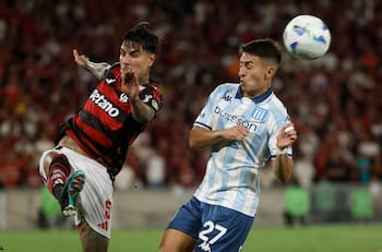 Erick Pulgar y Flamengo se hicieron fuertes de local y vencen a Racing en Copa Libertadores