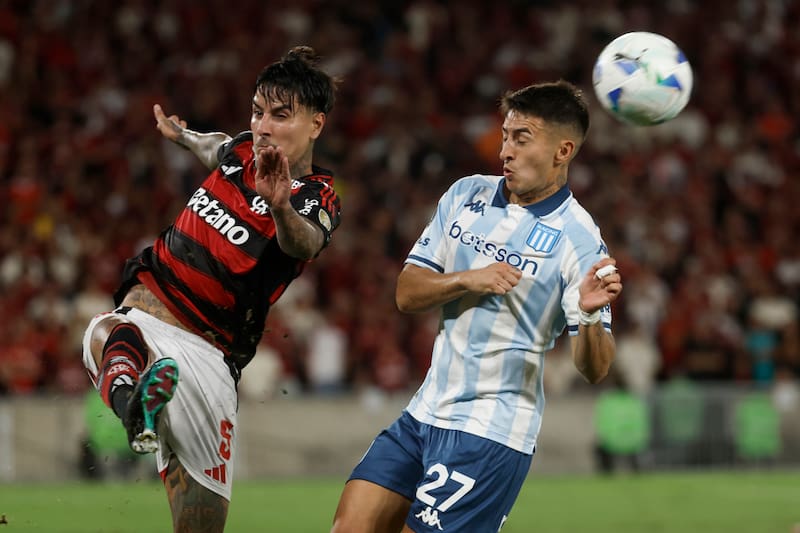 Jugó todo el partido ante Racing de Avellaneda. Foto: EFE