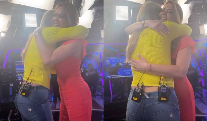 Conmovedor abrazo entre Daniella Campos y Kenita Larraín